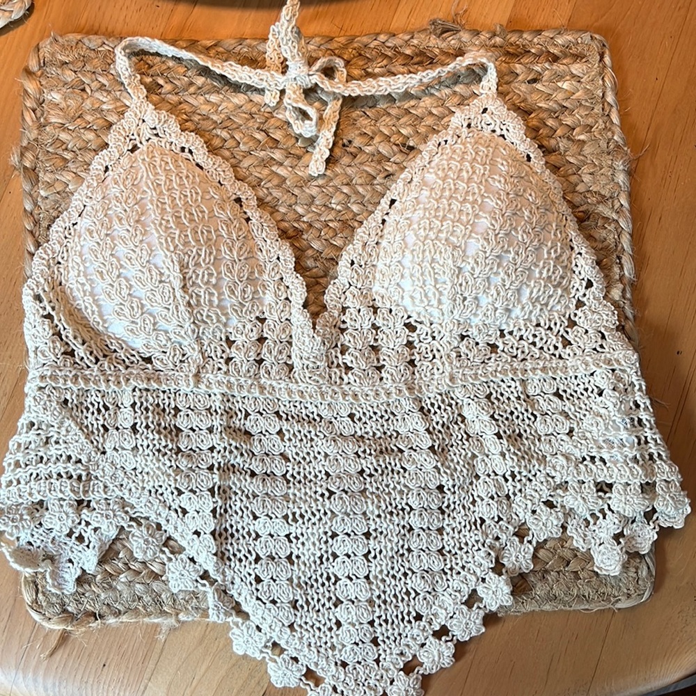 Crochet halter top